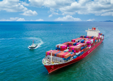 Ocean freight shipping supporting international product distribution and logistics solutions